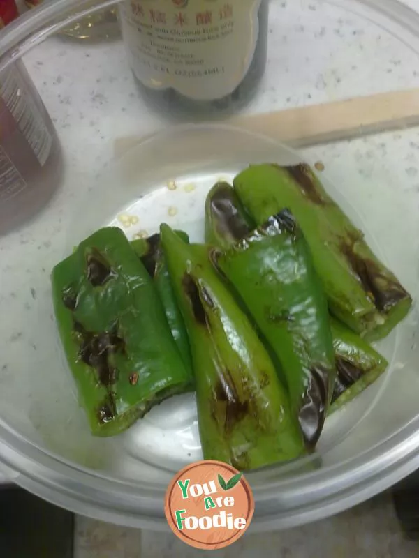 First time to make tiger skin pepper ==