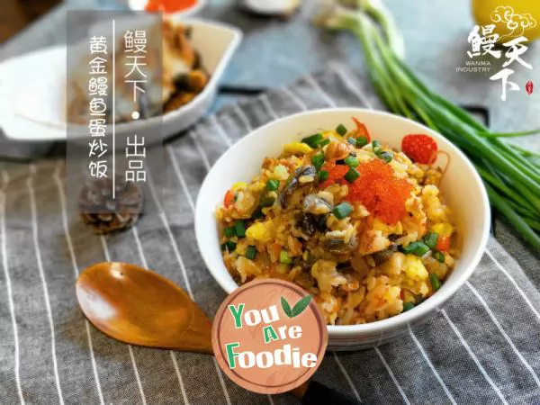 Kwai dinner | fried rice with golden eel