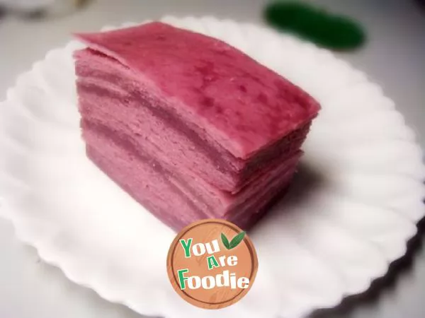 Purple potato thousand layer cake