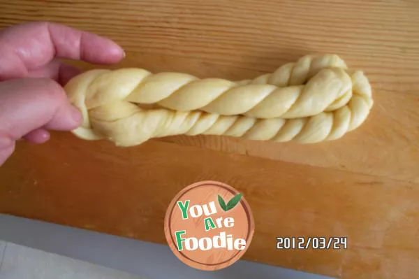 Sweet fried dough twist