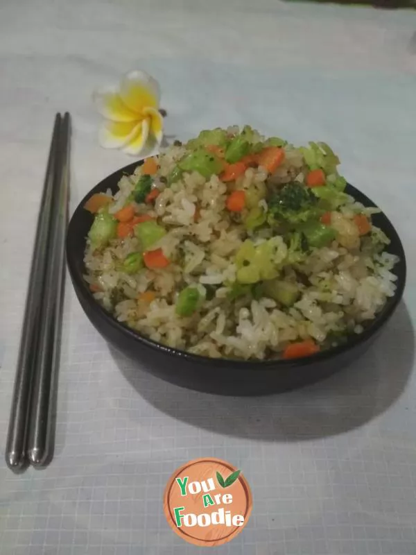 Fried rice with Broccoli