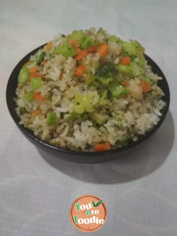 Fried rice with Broccoli