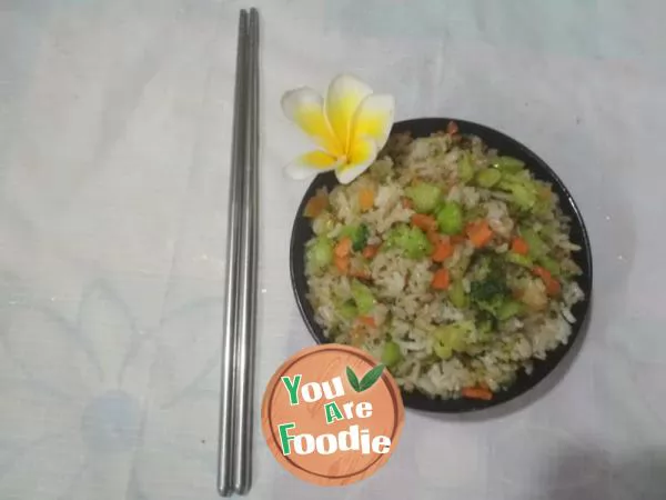 Fried rice with Broccoli