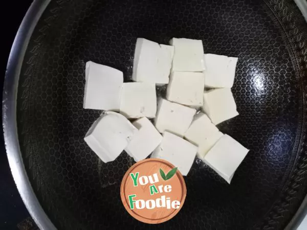 Pan fried tofu