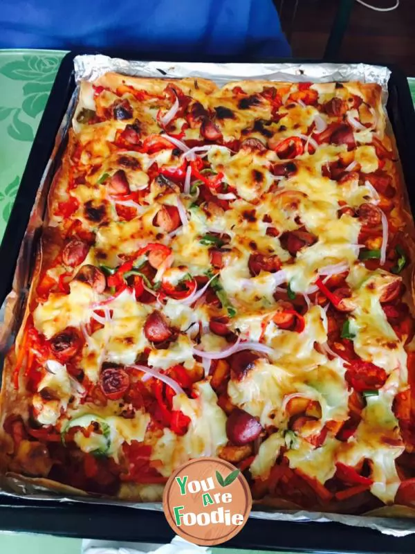 Cheese Sausage Pizza
