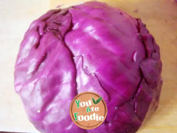 Mixed purple cabbage