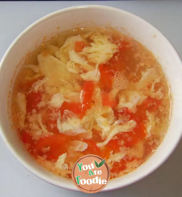 Tomato Eggdrop Soup