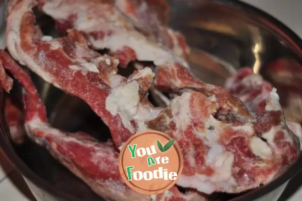 Spareribs with smoked sauce