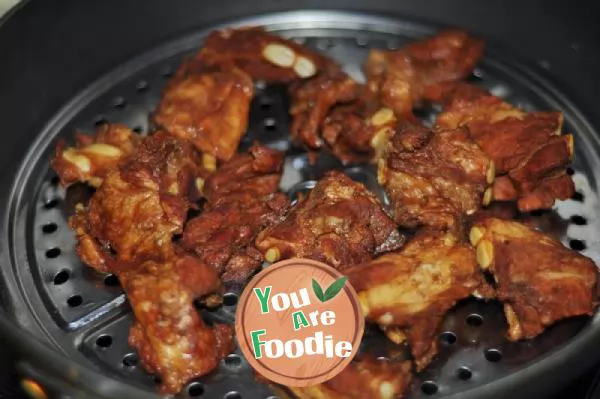 Spareribs with smoked sauce