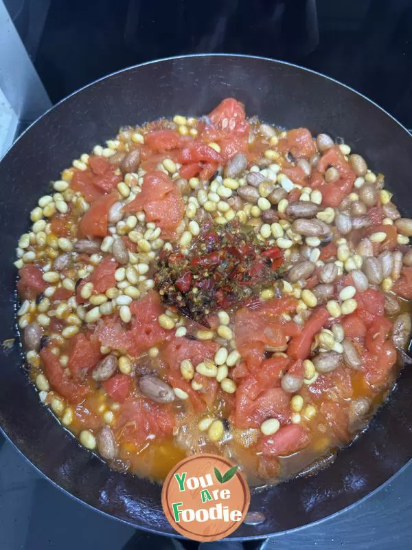 Watermelon bean sauce