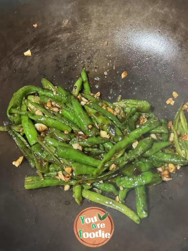 Stir fried Zhangshugang chili