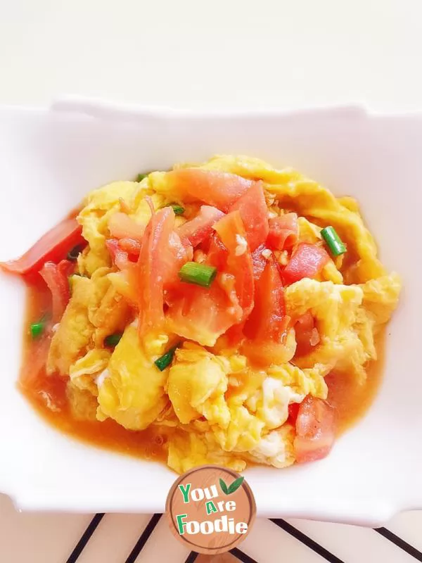 Scrambled egg with tomato