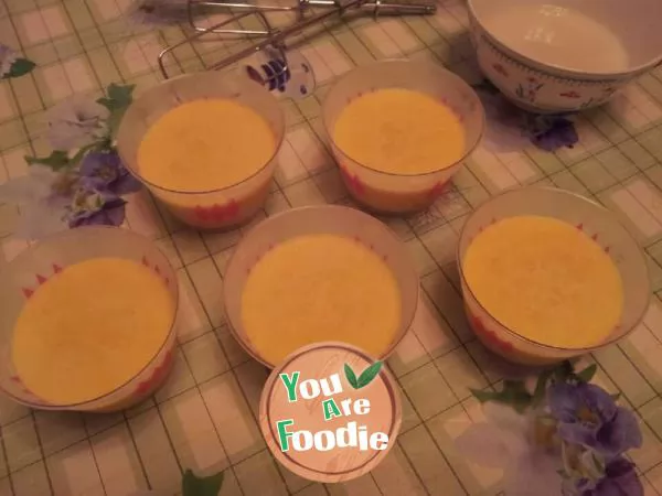 Coconut Mango Mousse cup