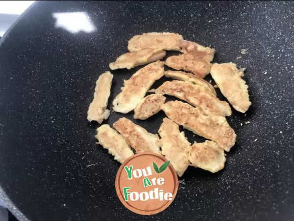 Pan fried chicken breast