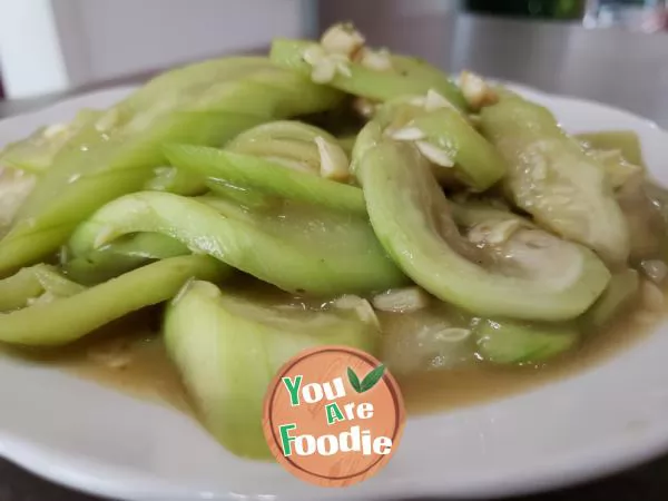 Sauteed Sponge Gourd