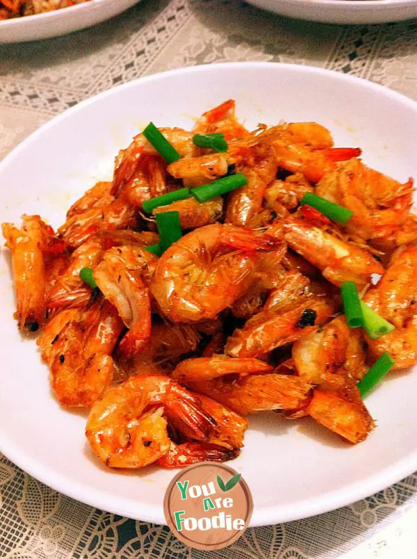 Pan-fried-prawns