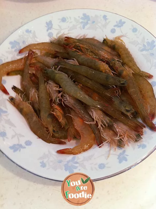 Pan fried prawns