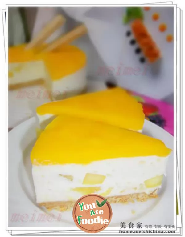 July 6, 11 years ~ ~ one year free mango frozen cheese cake at gourmet