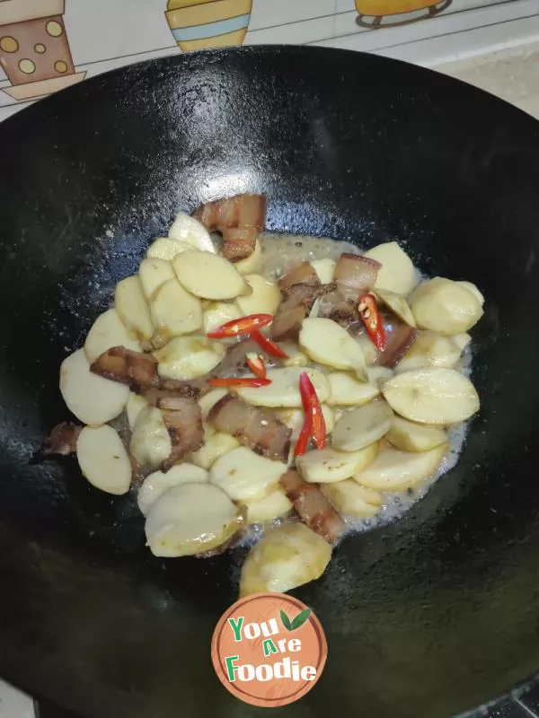 Stir fried Pork with Mushroom