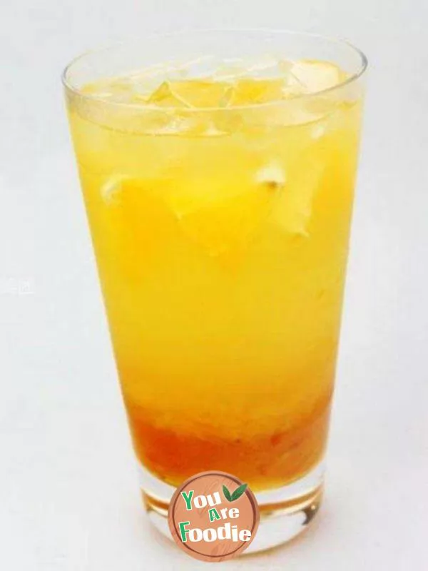 Honey-grapefruit-tea,-summer-flavor