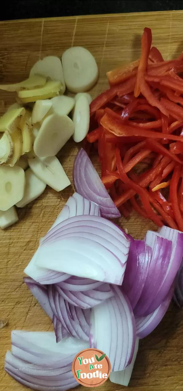 Stir fried snow beef