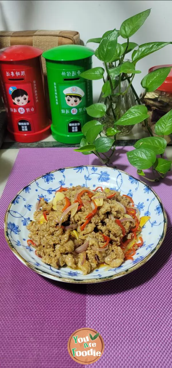 Stir fried snow beef