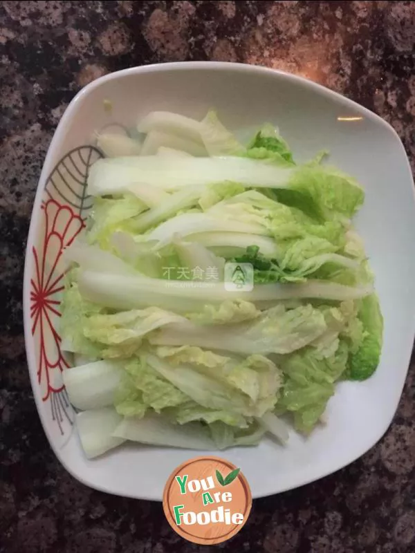 Cabbage heart in oyster sauce