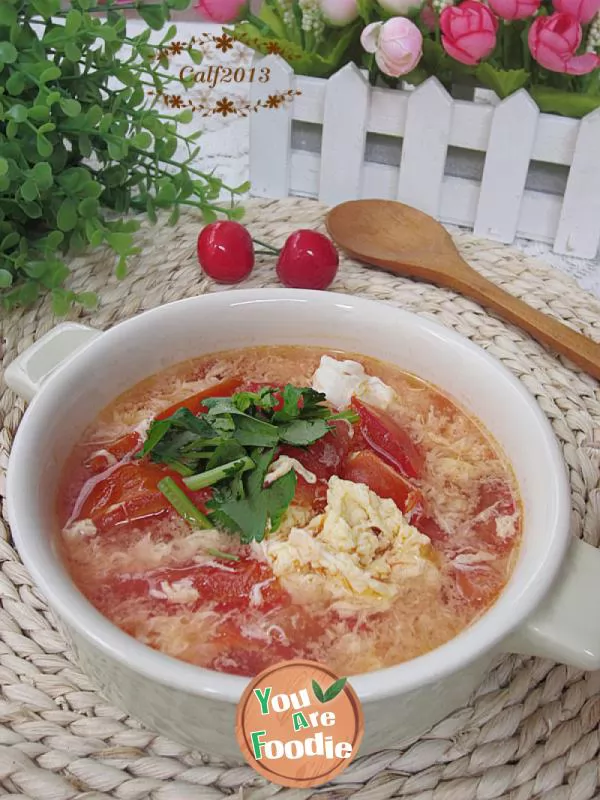 Tomato and egg soup