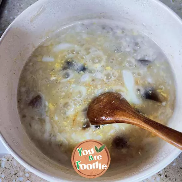 Century egg Oat Congee