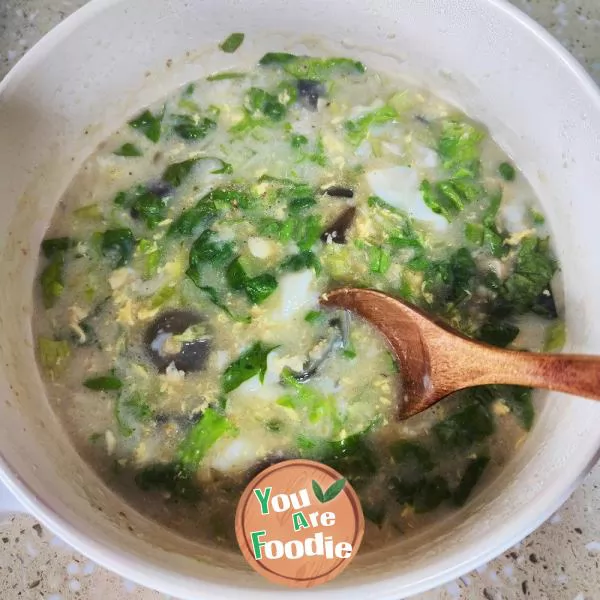 Century egg Oat Congee