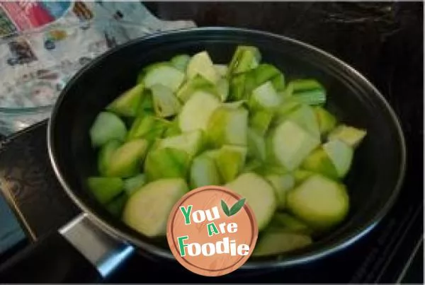 Vegetarian oven dish baked zucchini in tomato sauce