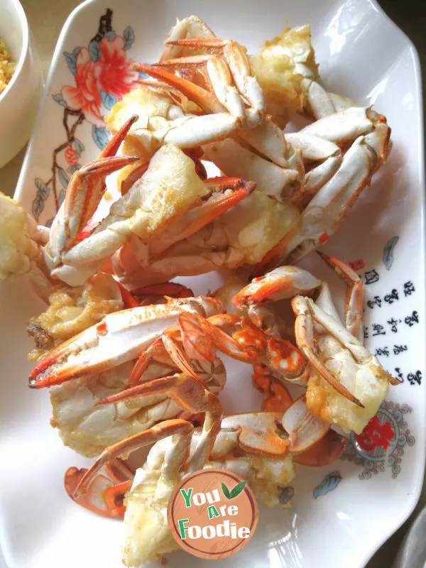 Stir fried Crab in Typhoon Shelter