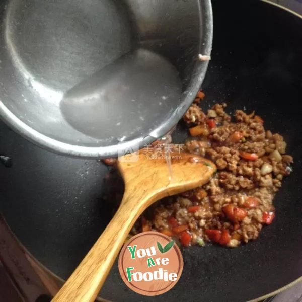 Steamed minced meat with tofu and eggs