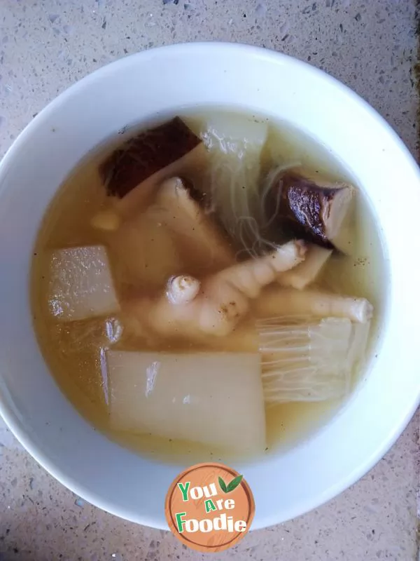 Shark-fin,-melon-and-chicken-feet-soup