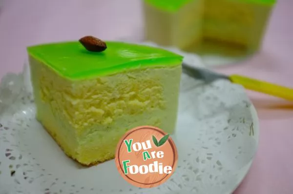 Green Bean Mousse Cake