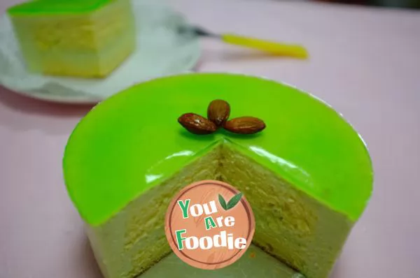 Green Bean Mousse Cake