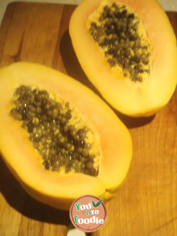 DIY Tanggong dessert papaya pudding