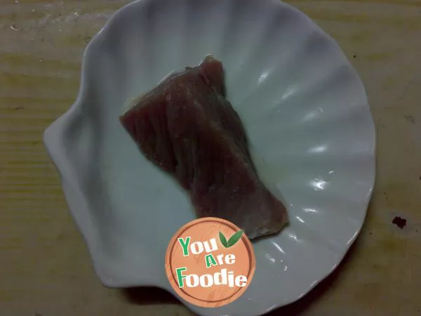 Fish belly and lean meat porridge