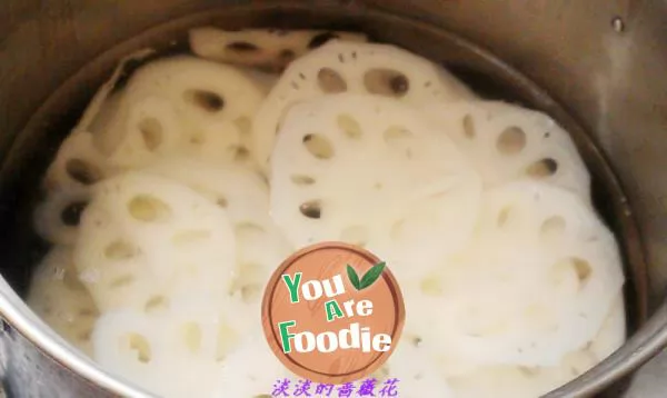 Diy--- simple colorful lotus root slices