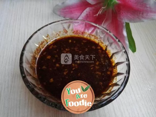 Jiangzou's Secret soy sauce (salad artifact)