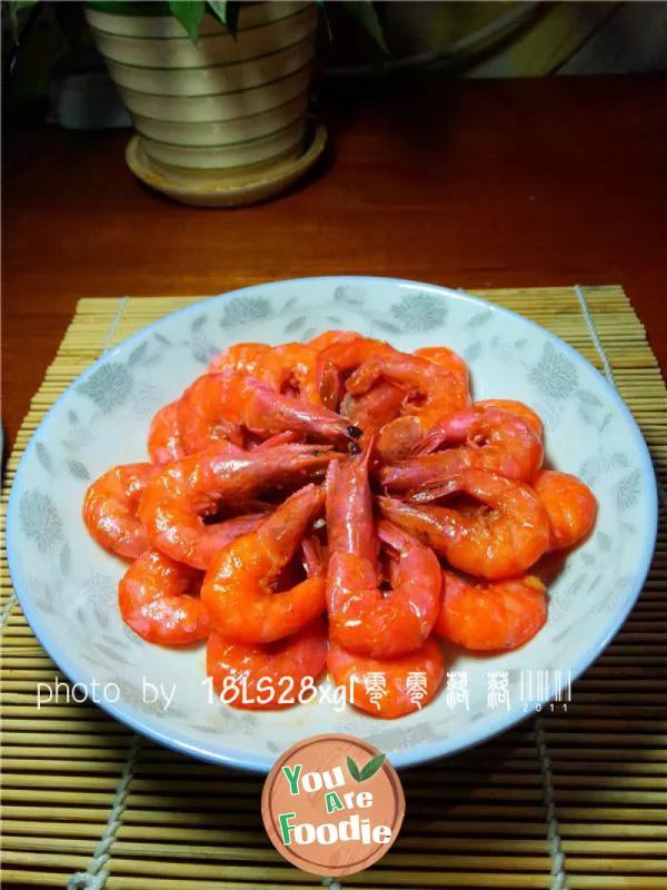 Private dish: tomato shrimp