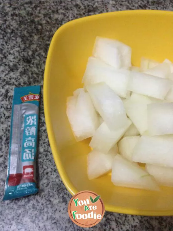 Beef balls and white gourd soup