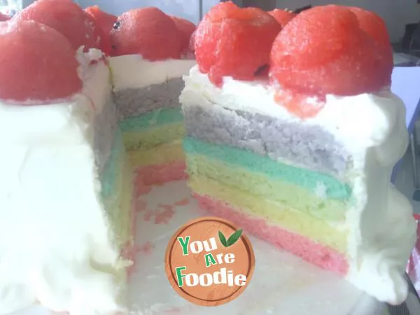 Rainbow-watermelon-cake