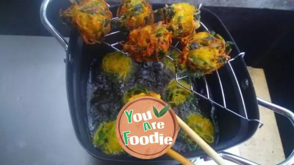 Carrot and coriander balls