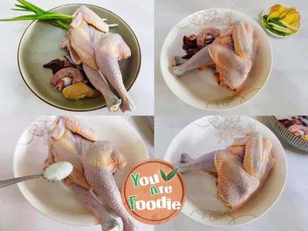 Simple and nutritious steamed baby chicken