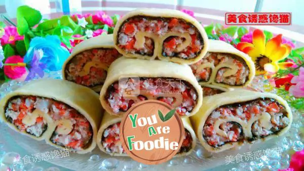 Golden Ruyi meat roll