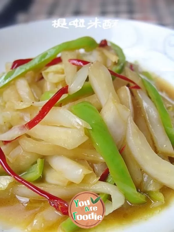 Sour, refreshing and delicious -- Chinese cabbage with vinegar