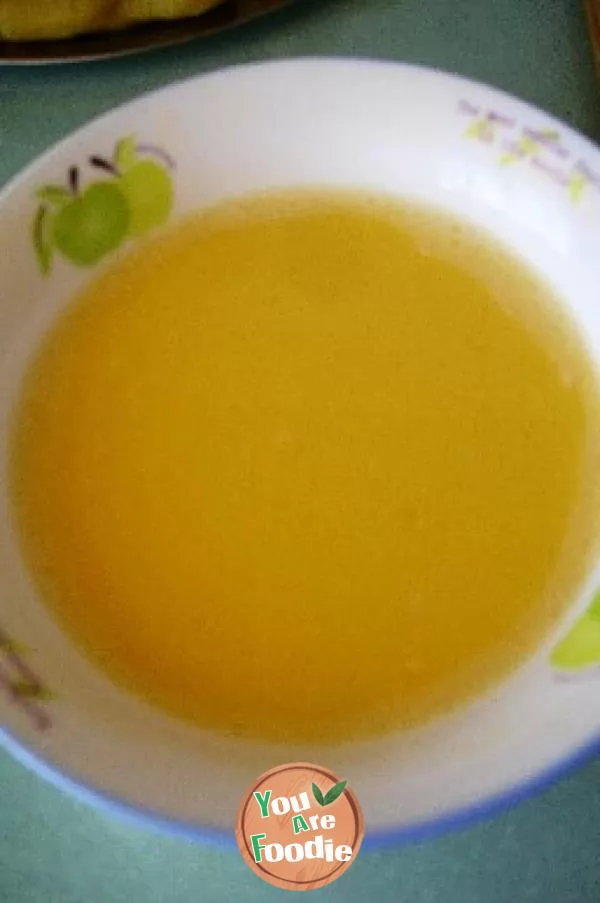 Steamed egg with fried dough sticks