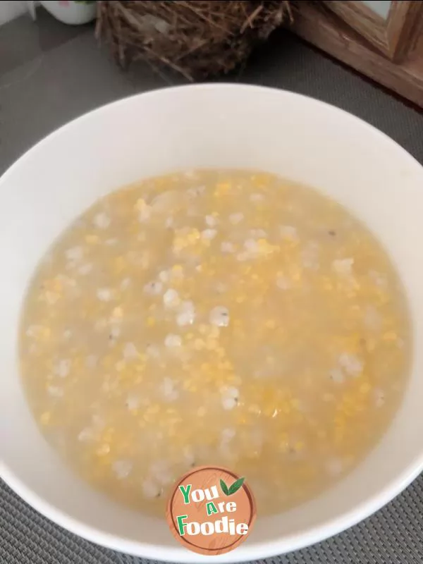 Corn-residue-sorghum-rice-porridge