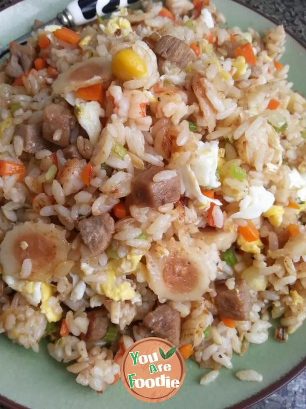 Fried-rice-with-beef-and-vegetables